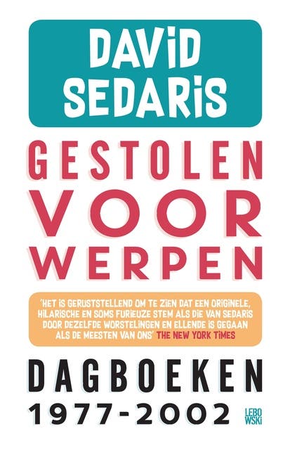 Gestolen voorwerpen – omslag van het luisterboek van David Sedaris