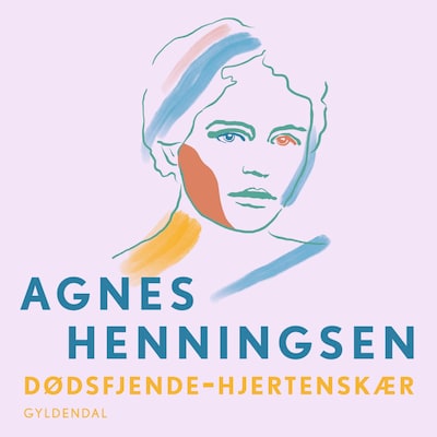 Dødsfjende-hjertenskær - 5 – omslag til lydbogen af Agnes H Henningsen