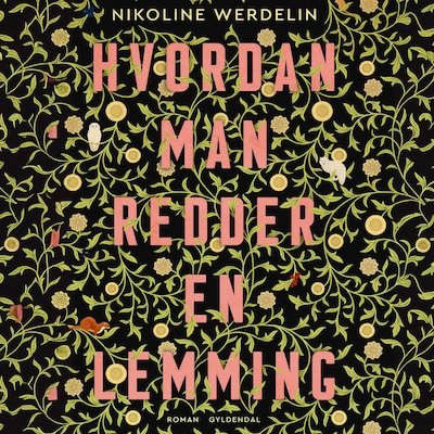 Hvordan man redder en lemming – omslag til lydbogen af Nikoline Werdelin