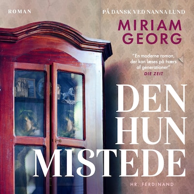 Den hun mistede – omslag til lydbogen af Miriam Georg