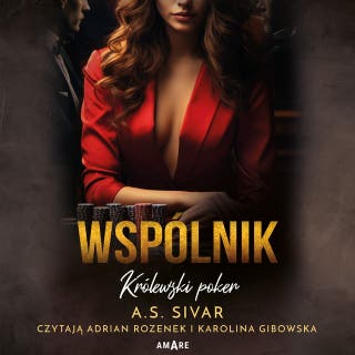 Wspólnik. Królewski poker – okładka audiobooka, autor A.S. Sivar