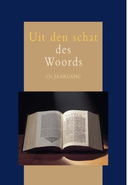 Uit den schat des Woords 67e jaargang – omslag van het luisterboek