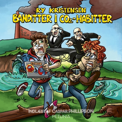 Banditter i CO2-habitter – omslag til lydbogen af Ry Kristensen