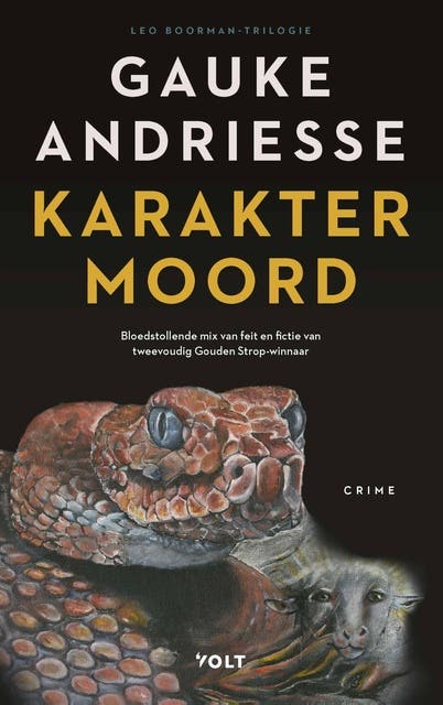 Karaktermoord – omslag van het luisterboek van Gauke Andriesse