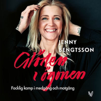 Glöden i ögonen – omslag till ljudboken av Jenny Bengtsson