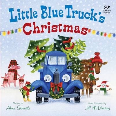Little Blue Truck's Christmas – omslag til lydbogen af Alice Schertle