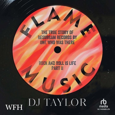 Flame Music – omslag til lydbogen af D.J. Taylor