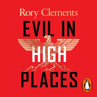 Evil in High Places – omslag til lydbogen af Rory Clements