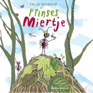 Prinses Miertje – omslag van het luisterboek van Thijs Goverde