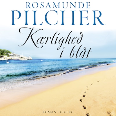 Kærlighed i blåt – omslag til lydbogen af Rosamunde Pilcher