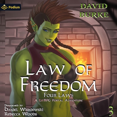 Law of Freedom – omslag til lydbogen af David Burke