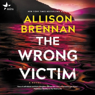 The Wrong Victim – omslag til lydbogen af Allison Brennan
