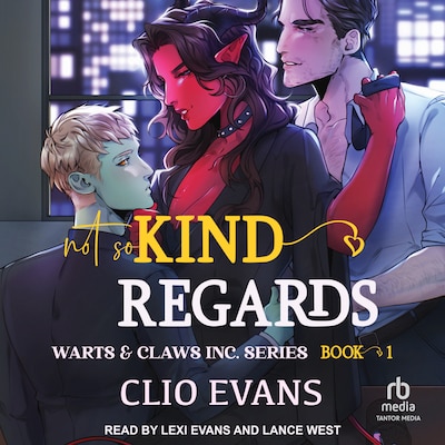 Not So Kind Regards – omslag til lydbogen af Clio Evans