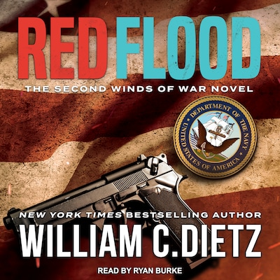 Red Flood – omslag til lydbogen af William C. Dietz