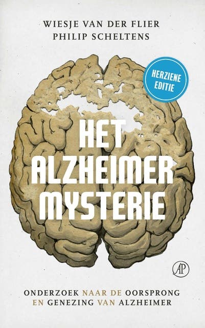 Het alzheimermysterie: onderzoek naar de oorsprong en genezing van alzheimer – omslag van het luisterboek van Philip Scheltens,Wiesje van der Flier