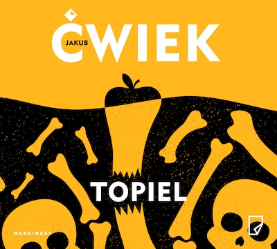 Topiel – okładka audiobooka, autor Jakub Ćwiek