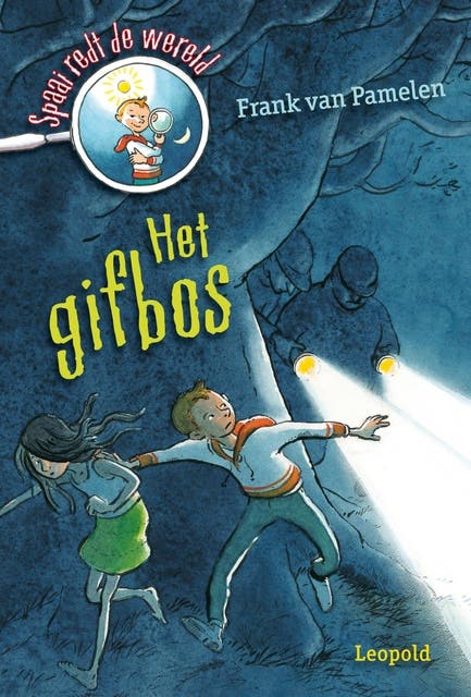 Het gifbos: spaai redt de wereld – omslag van het luisterboek van Frank van Pamelen