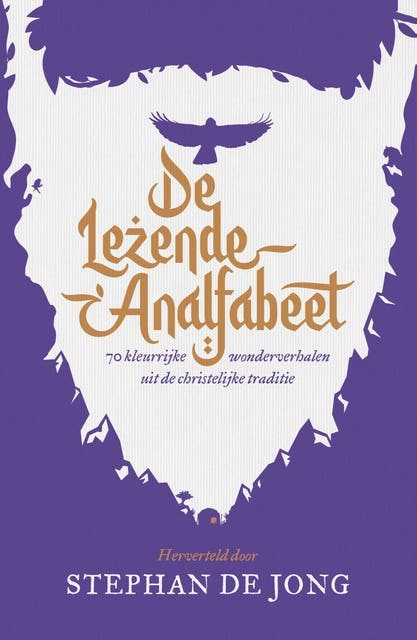 De lezende analfabeet: 70 kleurrijke wonderverhalen uit de christelijke traditie – omslag van het luisterboek van Stephan de Jong