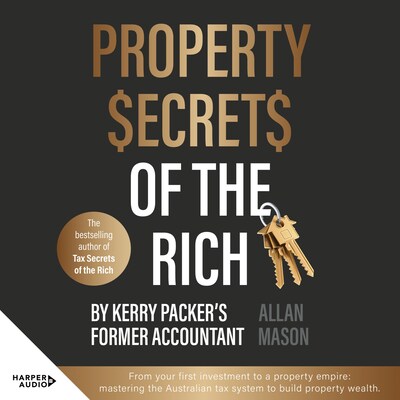 Property Secrets of the Rich – omslag til lydbogen af Allan Mason