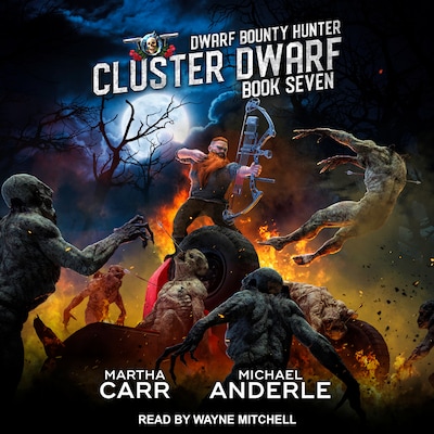 Cluster Dwarf – omslag til lydbogen af Martha Carr, Michael Anderle
