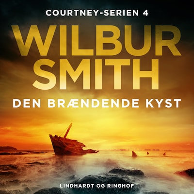 Den brændende kyst – omslag til lydbogen af Wilbur Smith