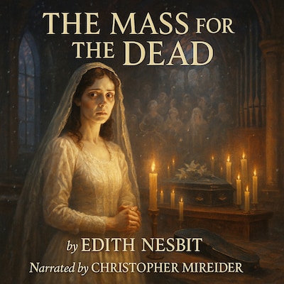 The Mass for the Dead – omslag til lydbogen af Edith Nesbit