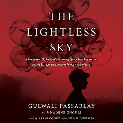 The Lightless Sky – omslag til lydbogen af Gulwali Passarlay