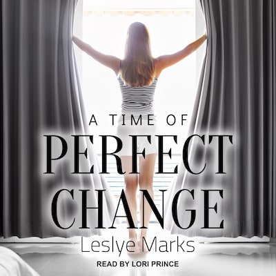 A Time of Perfect Change – omslag til lydbogen af Leslye Marks