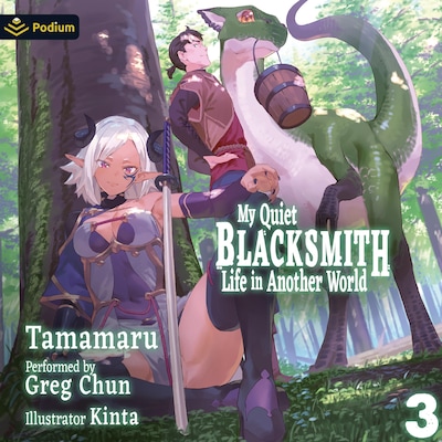 My Quiet Blacksmith Life in Another World: Volume 3 – omslag til lydbogen af Tamamaru