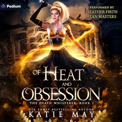 Of Heat and Obsession – omslag til lydbogen af Katie May