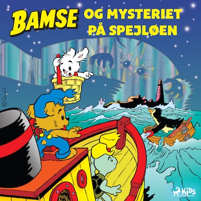 Bamse og mysteriet på spejløen – omslag til lydbogen af Jan Magnusson, Dan Andréasson