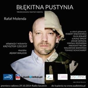 Błękitna Pustynia – okładka audiobooka, autor Rafał Molenda