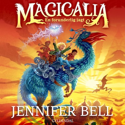 Magicalia 1 - En forunderlig jagt – omslag til lydbogen af Jennifer Bell