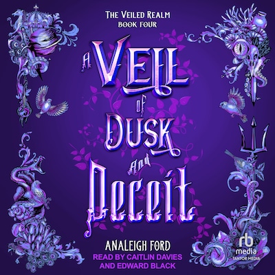 A Veil of Dusk and Deceit – omslag til lydbogen af Analeigh Ford