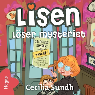 Lisen löser mysteriet – omslag till ljudboken av Cecilia Sundh
