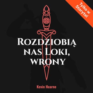 Rozdziobią nas Loki, wrony – okładka audiobooka, autor Kevin Hearne