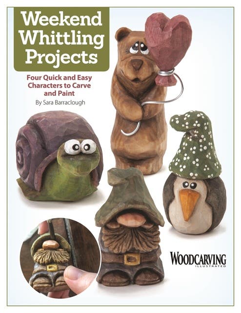 Weekend Whittling Projects: Four Quick and Easy Characters to Carve and Paint – omslag til lydbogen af Sara Barraclough