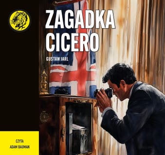 Zagadka Cicero – okładka audiobooka, autor Gustaw Jarl
