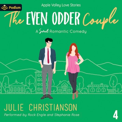 The Even Odder Couple – omslag til lydbogen af Julie Christianson