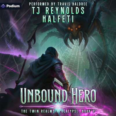 Unbound Hero – omslag til lydbogen af TJ Reynolds, Halfeti Rose