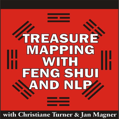 Treasure Mapping with Feng Shui and NLP – omslag til lydbogen af Jan Magner, Christiane Turner