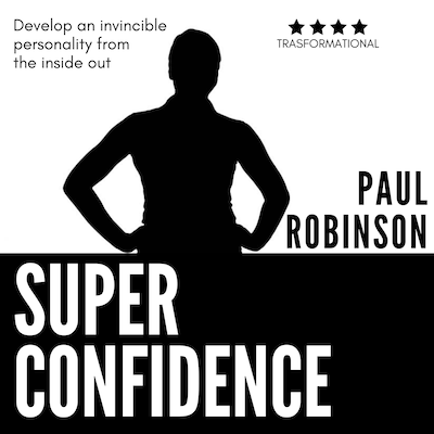 Super Confidence – omslag til lydbogen af Paul Robinson