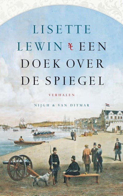 Een doek over de spiegel: verhalen – omslag van het luisterboek van Lisette Lewin