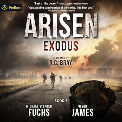 Exodus – omslag til lydbogen af Glynn James, Michael Stephen Fuchs