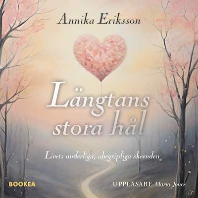 Längtans stora hål – omslag till ljudboken av Annika Eriksson