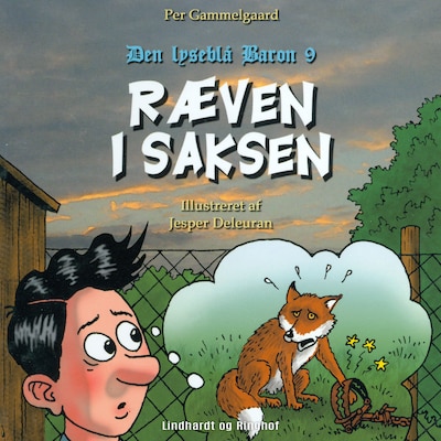 Ræven i saksen – omslag til lydbogen af Per Gammelgaard