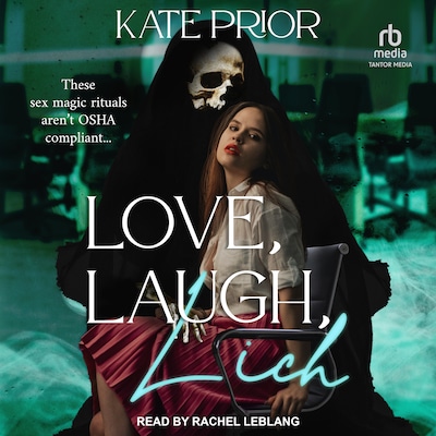 Love, Laugh, Lich – omslag til lydbogen af Kate Prior