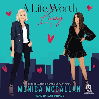 A Life Worth Living – omslag til lydbogen af Monica McCallan