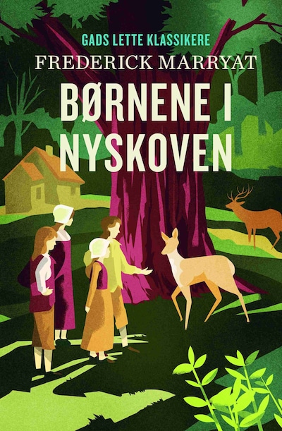 GADS LETTE KLASSIKERE: Børnene i Nyskoven – omslag til lydbogen af Frederick Marryat
