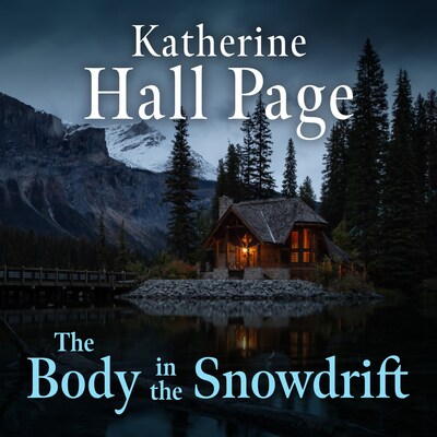 The Body in the Snowdrift – omslag til lydbogen af Katherine Hall Page